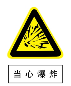 常见消防安全当心爆炸性物质爆炸标志的识别