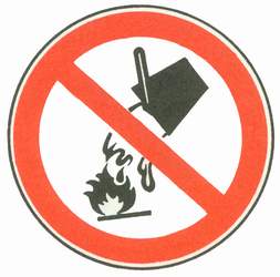 常见消防安全禁止用水灭火标志的识别